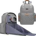 Diaper Bag Backpack with Changing Station, Baby Diaper Bag Organizer for Moms Dads Large Baby Changing Bags, 22.5"*11"*9"