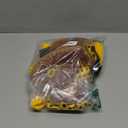 Parma77 4 Pcs Monkey Ears Headband and Tail Set, Monkey Costume Yellow Costume for Adult, Yellow Hat Black Polka Dots Tie for Cosplay Party Accessories