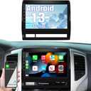 Radio for Tacoma: 4+64G Car Stereo with Bluetooth AM FM Carplay Auto for Toyota Tacoma Truck 2005-2015, 9" Aftermarket Touch Screen Android System Head Unit Play with Backup Camera FMAM GPS for Apple