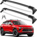 KINGGERI 300lbs Lockable Roof Rack Cross Bars Compatible with Chevy Chevrolet Blazer EV 2024 2025 2026, Heavy Duty All Aluminum Crossbars Rooftop Cargo Basket Luggage Kayak Canoe Snowboard Bike, Compatible with Blazer EV RS AWD 2024 2025 2026
