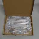 4 Pack Crystal Glass Rhinestone Cabinet Pulls Knobs Handles,Modern Decorated Shiny Dresser Drawer Konbs Pulls Handles for Cupboard Wardrobe Dresser Doors (4 Pack, 5" Hole Centers) (5 Inch Hole Centers)