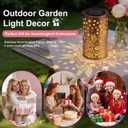 ZKLILI Mothers Day Gifts for Mom,Colorful Solar Lanterns Outdoor Waterproof Light Hummingbird Garden Decor Gifts for Women Mom Grandma Hanging Decoration Outside for Yard, Patio, Backyard, Porch
