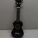 RockJam, 4-String Ukulele, Right, Black, Soprano (UK-222-BK)