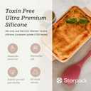 Starpack 'The All Rounder' XL Premium Silicone Spoonula Spatula - Silicone Spatula Spoon Heat Resistant to 600F - Best Silicone Spoonulas - Rubber Spoon Spatula - Kitchen Spoon Spatula for Cooking (Earthy Pink)