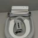 Jool Baby Potty Chair for Toddler Toilet Training - Splash Guard & Back Support (Gray)