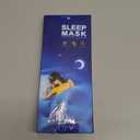 Mavogel Cotton Sleep Eye Mask - Updated Design Light Blocking with Adjustable Nose Bridge, Soft and Comfortable Night Eye Mask for Men Women, Eye Blinder for Shift Work, Includes Travel Pouch, Grey