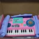 Baby DJ Table for Toddlers 1-3 with Music & Light, Musical Baby Piano Toys 6-9-12-18 Months Toddler Activity Table Music Instruments Learning Toys for 1 Year Old Girl Valentine Birthday Gifts Age 0-2