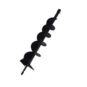 ALL-CARB Auger Drill Bit 4 x 31.5 Inch Garden Spiral Drill Bit Earth Auger Bit Post or Umbrella Hole Digger with 3/4 Shaft