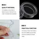 Prudiut 2 Inch Silicon Patio Table Umbrella Hole Ring for Standard Table Hole, 2 Set Umbrella Hole Ring Plug and Cap Set, Outdoor Patio Umbrella Plug for Patio Table