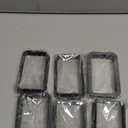 uxcell 6pcs Perforated Cake Mousse Ring, Rectangle Shape Cake DIY Baking Cutter Dessert Pies Decorating Tool for DIY Cake Mousse Dessert, Black