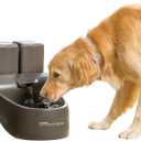 PetSafe Drinkwell Outdoor Dog Water Fountain - 2 Reservoirs - Encourages Hydration - 450 Ounces - Taupe