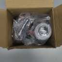 Saillong Universal Toilet Flusher Replacement Kit, Fill Valve, 2-Inch Flapper, Side Mount Handle Lever, Water-Saving, Adjustable Toilet Repair Kit Inside Tank, Easy to Install(1 Set,Black, Red)