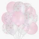 48pcs Pink Bow Balloons Bow Party Decorations for Girls Women Pink Bow Birthday Decorations Baby Shower Bridal Wedding Bachelorette Party Supplies