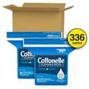 Cottonelle Fresh Care Flushable Wet Wipes, Adult Wet Wipes, 2 Refill Packs, 168 Wipes Per Pack (336 Total)