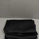 NICETOWN Pitch Black Solid Thermal Insulated Grommet Blackout Curtains/Drapes for Bedroom Window (2 Panels, 42 inches Wide by 63 inches Long, Black)