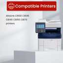 AltaLink C8130 C8135 Toner Cartridge with New Chip Replacement for Xerox 006R01746 006R01747 006R01748 006R01749 for AltaLink C8130 C8135 C8145 C8155 C8170 Printers Ink, 4-Pack C8145 Toner Supplies