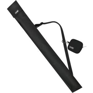 Cosmos Cue Stick Carrying Bag for 1/2 Billiard Stick Storage, 32 Inches Black Color, with Mini Zipper Storage Pouch