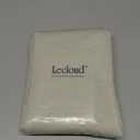 Lecloud Natural Room Darkening Curtains 54 Inch Length 2 Panels, Solid Energy Thermal Insulating Window Curtains for Bedroom, Rod Pocket Curtain Drapes for Living Room, 40" W x 54" L