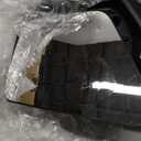 Right Passenger Side Mirror Fits 2021-2026 Ford F150 With Manual Folding Power Glass Heated Blind Spot Turn Signal Puddle Light Temperature Sensors Matte Black Replace#ML3Z17682SA(13Pins)