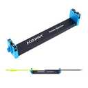 ACDSHOT Arrow Spinner Tester Arrow Squaring Device for Shaft Straightness, Vane Tuning and Broadhead Spin, All Aluminum Construction Arrow Straightness Detector Tool