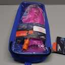 Speedo Aqua Quest Swim Mask, Snorkel & Fins Set (Large/X-Large, Pink Frost)