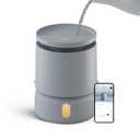 BLUEAIR Room Humidifier - DreamWell - 48Hr Top-Fill Mist-Free InvisibleMist Technology Aroma Stone for Essential Oils and Soothing Mood Lighting - Quiet Operation for Bedroom and Home Use, Grey