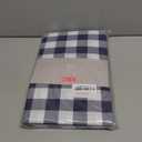 maxmill Checkered Tablecloth Stain Resistant Waterproof and Wrinkle Resistant Washable Heavy Weight Table Cloth Gingham for Dining Room and Outdoor Use, Rectangle 60 x 120 Inch Blue and White