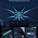 [Upgraded] Nmoiss Windshield Sun Shade Umbrella - [Vinyl Coating Heat Shield] Protect Car from Sun Rays & Heat Damage Keep Cool and Protect Interior, Spring Structure Edge Medium 56" L x 31" W