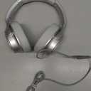 Wired Over-Ear Headphones with USB C Connector, Hi-Fi Stereo Sound, Noise-Isolating Ear Cups, Comfortable Fit for USB C Devices (No Bag, Silver)