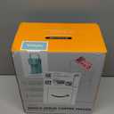 Tastyle Single Serve One Cup Coffee Maker, for K Cups and Grounds, Mini Coffee Maker with Portable Handle, 6 to 12 Oz Brew Size, for Travel, Camping, Office, RV and Dorm, 120V, Aqua