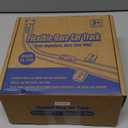 15.75 Ft Flex Track for Kids, Flexible Race Track Compatible with Hot Wheels and Diecast 1/64th Cars, Roll-Up Portable Race Car Ramp Track with Suction Cups & Track Anchors & 4 Race Cars, Green