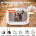 Sifting Litter Box Liners 14 Count,Drawstring Jumbo Cat Litter Bags Fits All Litter Box,Cat Products