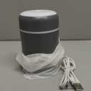 Portable Mini Humidifier, 300ml with Colorful LED Night Light, USB Personal Desktop Humidifier for Car Office Home Travel, Auto Shut-Off, 2 Mist Modes, Super Quiet(grey)