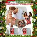 OYB 2Pcs Handmade Christmas Gift Card Booklet, Handmade ChristmasGift Card Holder Book, Christmas Money Holder Envelope Booklet, DIY XmasGift,Holiday Party Christmas Gifts Card Book Supplies (A)