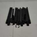 2 Pack 10FT String Light Poles for Outdoor Decor, Sturdy Light Pole with Hard Ground Base, Adjustable Metal Light Posts for Outside Patio, Backyard, Deck, Garden, Party, Wedding