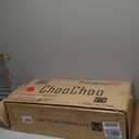 ChooChoo Arched Wall Cabinet with Acrylic Doors, Bathroom Cabinet Wall Mount Over The Toilet with Display Shelf, Wooden Storage Cabinet for Kitchen, Living Room or Entryway, Natural