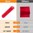 3.3 ft x 33 ft Extra Thick Red Carpet Runner for Party, Not Slip Red Runner Aisle Runway Rug for Wedding, Party, Banquet, Activity Entrance and Special Events Decoration