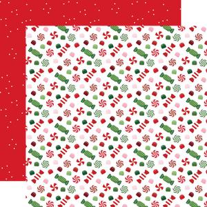 Echo Park Paper Santa's Christmas Delivery: Sweet As Sugar Candies 12x12 Patterned Paper, Multi