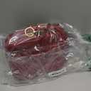 Small Crossbody Bags for Women Vegan Leather Messenger Purses, Vintage Wallet Anti Theft Shoulder Handbags with Card Slots (Red)