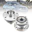500027H 33406787015 2PCS Rear Left & Right Wheel Hub Bearing Assembly Compatible with BMW X3 2011-2017, X4 2015-2018 Replace 33406867815, BR930847, BM500027, 512597