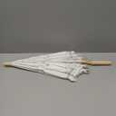 Lace Parasol Umbrella Vintage Wedding Bridal Lace Umbrella for Decoration Photo Tea Party 32 Inch Adult Size Ivory