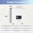 Tankless Water Heater Electric 110V, 6000W Instant Water Heater Under Sink, Conversion Between Fahrenheit and Celsius, Remote Control
