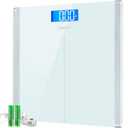 Etekcity Scale for Body Weight, Bathroom Digital Electric Scale for People, Measures Weight up to 400 lbs, White (11.9 x 11.9 x 0.95 inches)