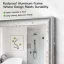 Brushed Nickel Bathroom Mirrors for Over Sink 24x36 Inch