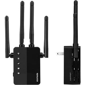 WiFi Extender -Wireless Signal Range Booster up to 8500 sq.ft for Home, Internet Repeater and Signal Amplifier with Ethernet Port - 1-Key Setup, 5 Modes, Connect up to 40 Devices