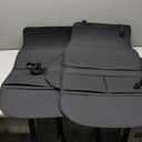 Seat Back Protector,Preventing the Impact of Children Stepping on the Seat Backrest,Beautiful appearance and easy to clean,black (Black -2pcs)