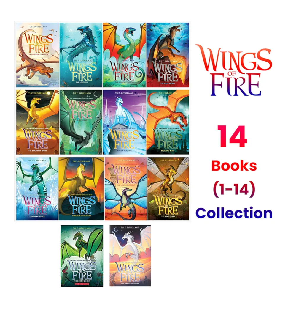 WINGS OF FIRE 1 TO 15 BOOK SET