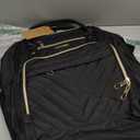 KROSER Laptop Backpack 15.6 Inch Stylish Daypack with USB Charging Port, Water-repellent Nylon Backpack Backpack for Travel/Business/Women/Black