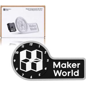 UniTak3D Original Bamboo lab Makerworld MH011 3D Printed Clock Creative Model Components 3D Printer DIY Parts-Compatible with Bambulab P1P/P1S,A1,X1/X1C/X1E 3D Printers-Prints NOT Included