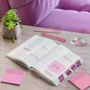 Bible Journaling Kit, Bible Study Supplies, Highlighters and Pens No Bleed, Study Tools, Journaling Kit for Women, Bible Tabs and Highlighter Set, Pink